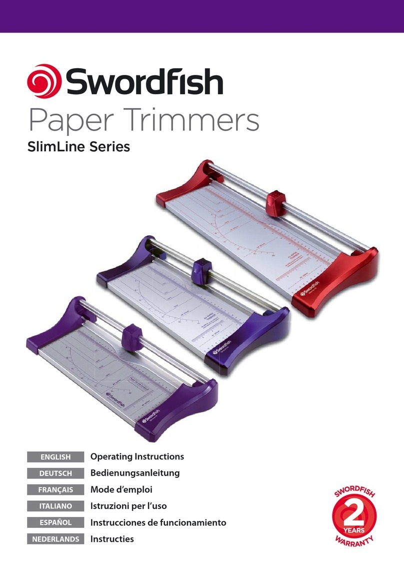 Swordfish SlimLine Series operating instructions