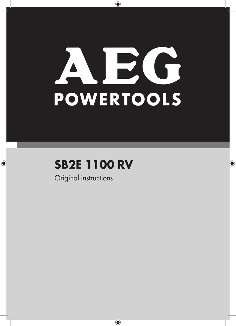 AEG SB2E 1100 RV User manual