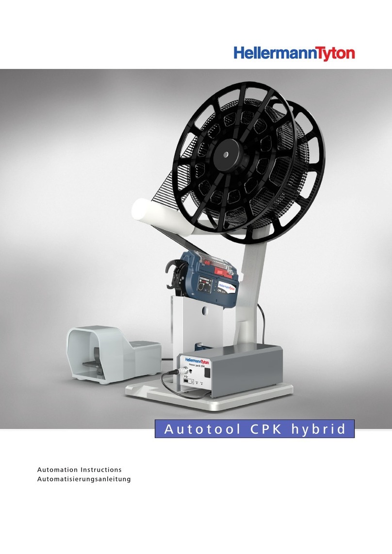 Hellermann Tyton Autotool CPK hybrid Automation Instructions