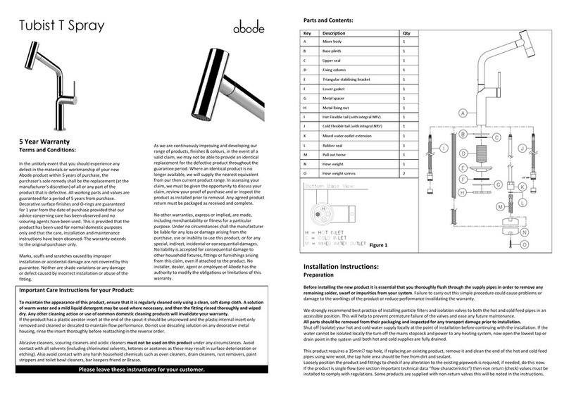 Abode Tubist T Spray User manual