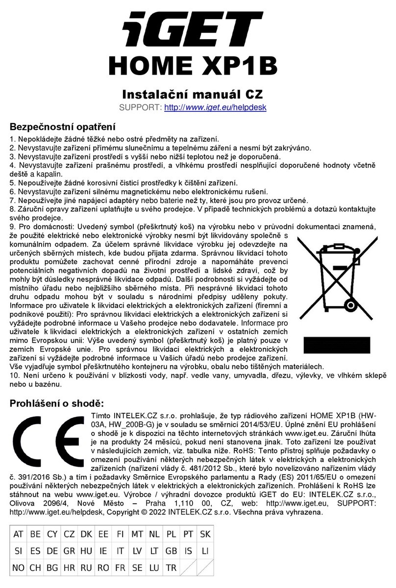 Iget HOME XP1B User manual