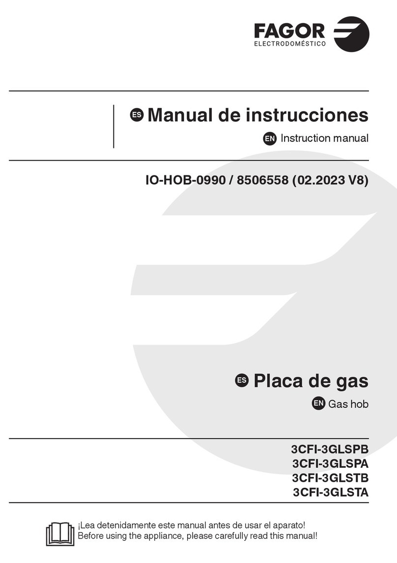 Fagor IO-HOB-0990 instruction manual