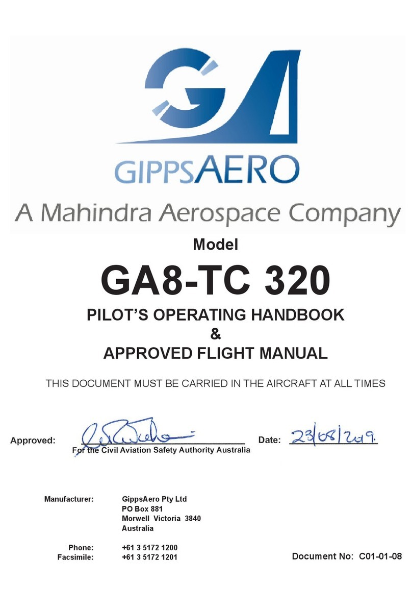 Mahindra GIPPSAERO GA8-TC 320 Operating handbook