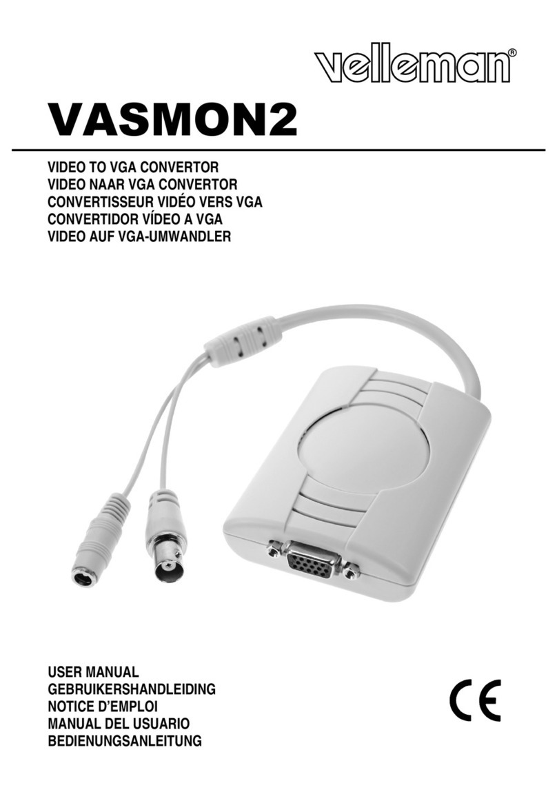 Velleman VASMON2 user manual