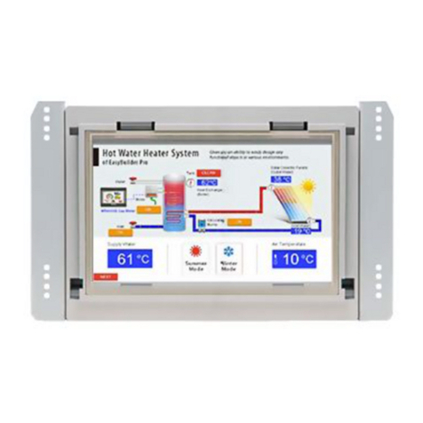 weintek MT8070iER1 Series installation instructions