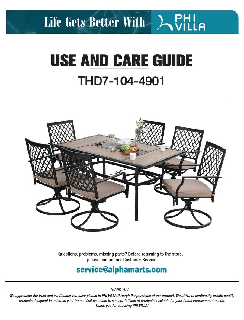 PHI VILLA THD7-104-4901 User manual