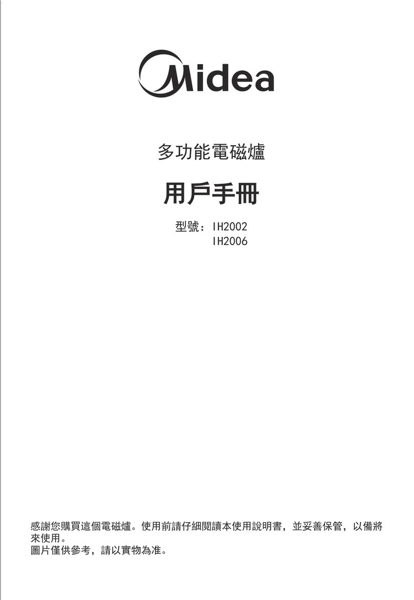 Midea IH2002 User manual Midea IH2002 User manual