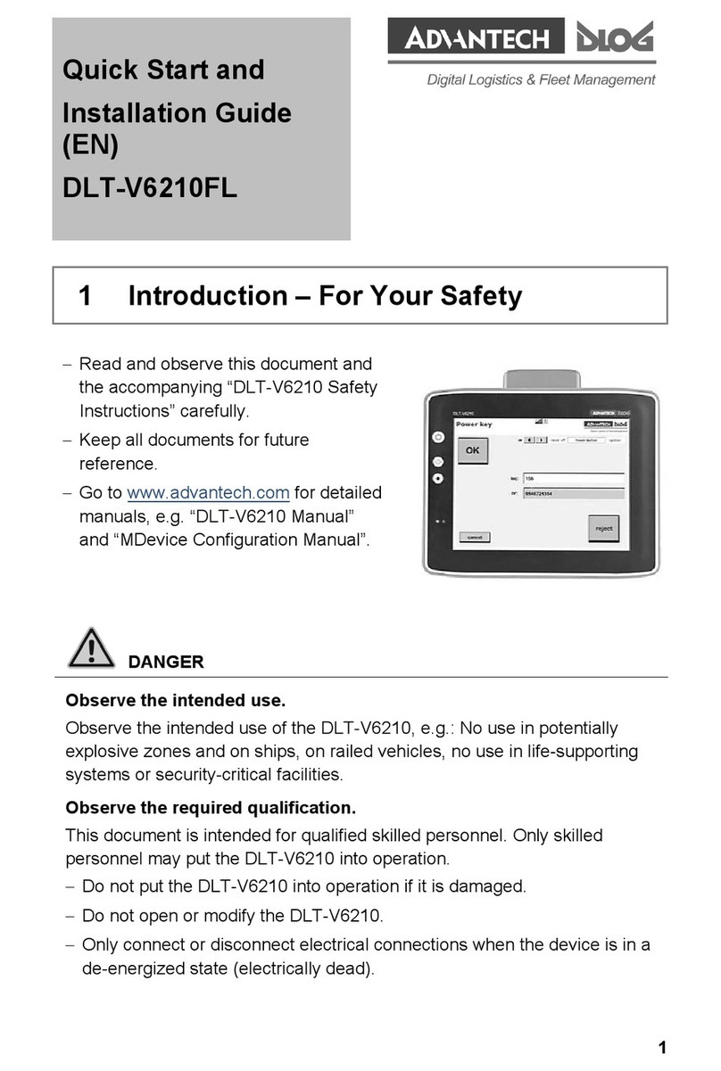 Advantech-DLoG DLT-V6210FL User manual Advantech-DLoG DLT-V6210FL User manual