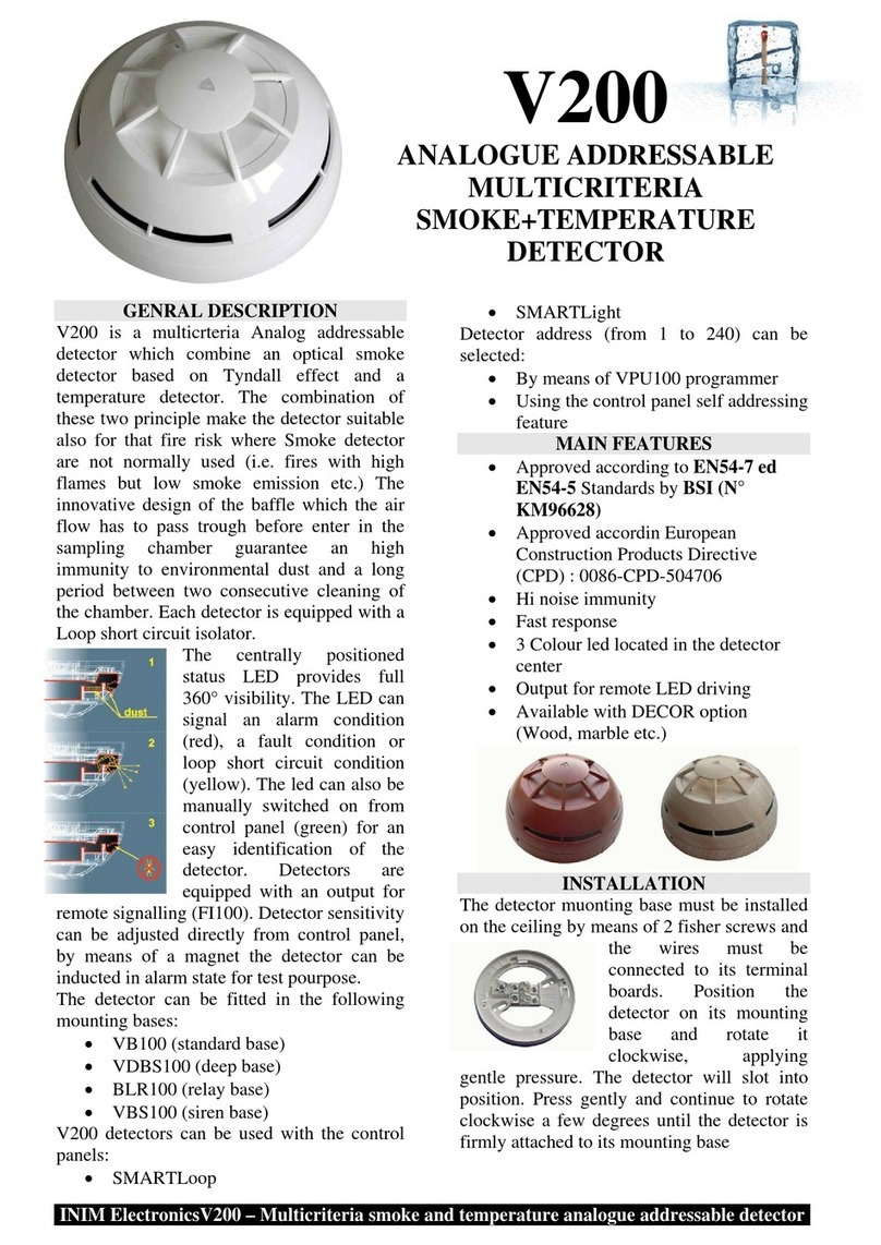 INIM Electronics V200 User manual