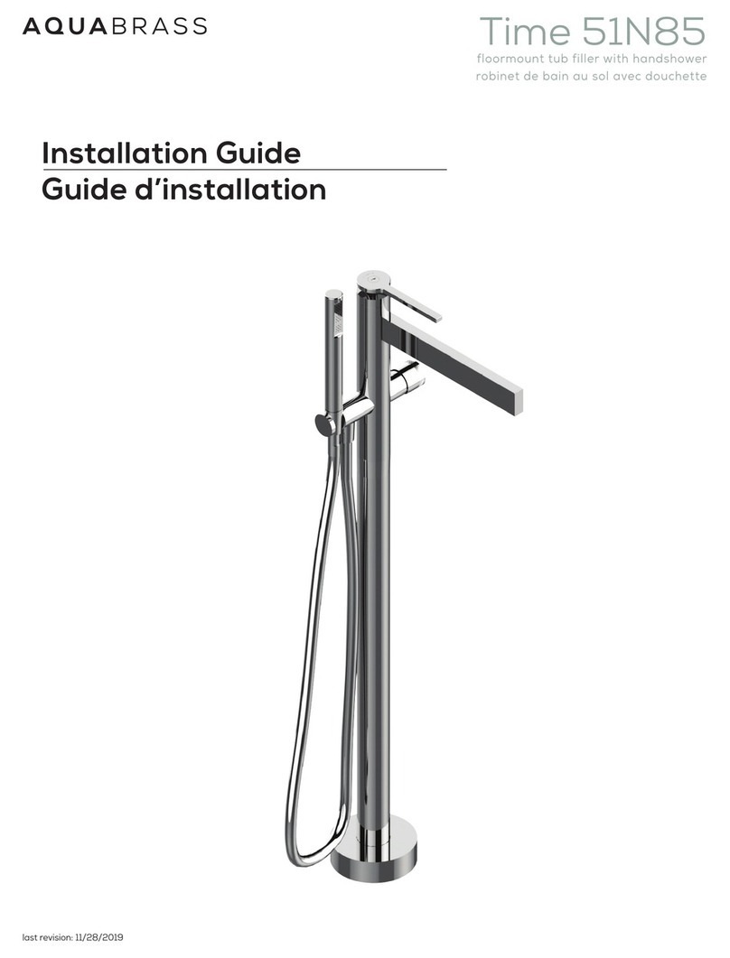 aquabrass Time 51N85 installation guide aquabrass Time 51N85 installation guide