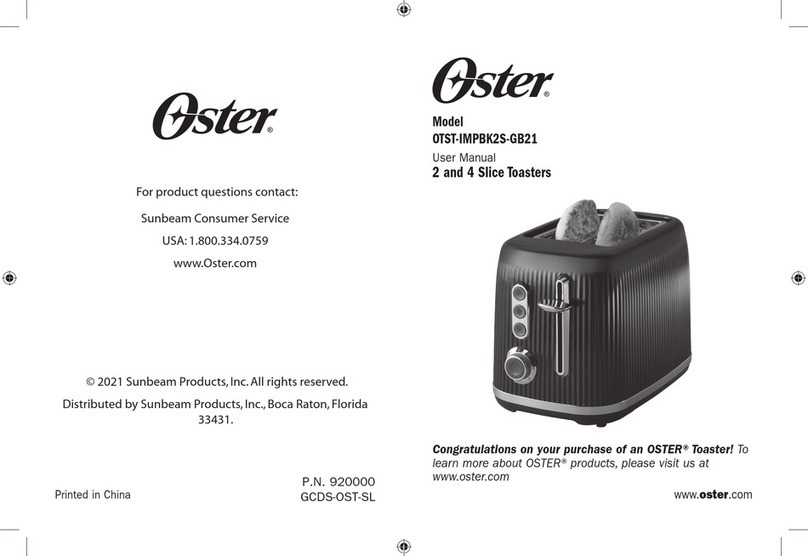 Oster OTST-IMPBK2S-GB21 User manual Oster OTST-IMPBK2S-GB21 User manual