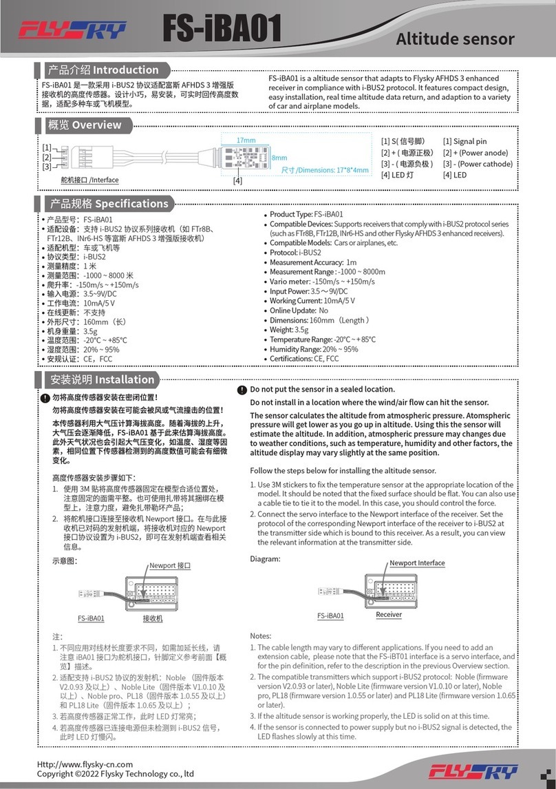 Fly Sky FS-iBA01 quick start guide