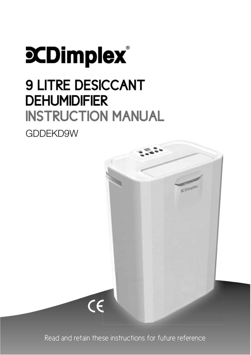 Dimplex GDDEKD9W User manual