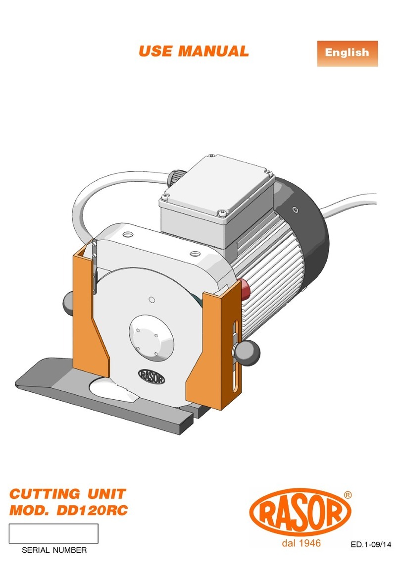 RASOR DD120RC user manual
