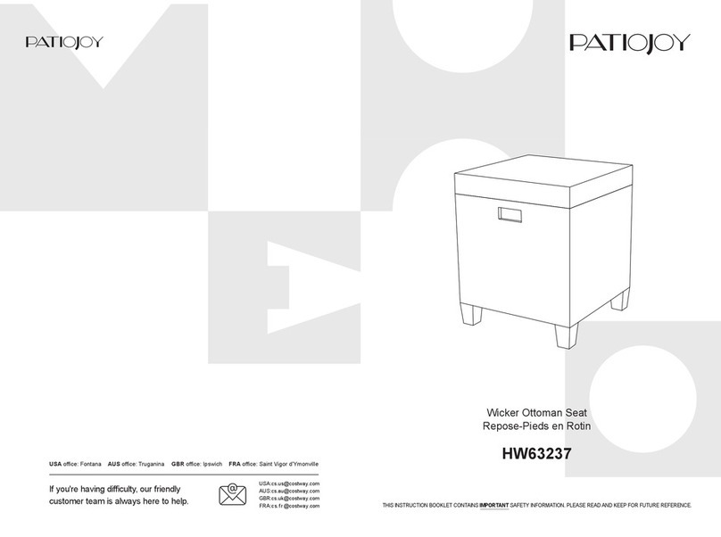 PATIOJOY HW63237 User manual