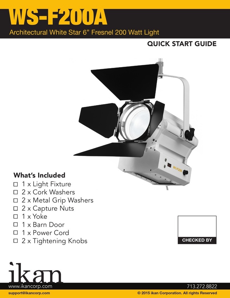 Ikan Architectural White Star WS-F200A User manual