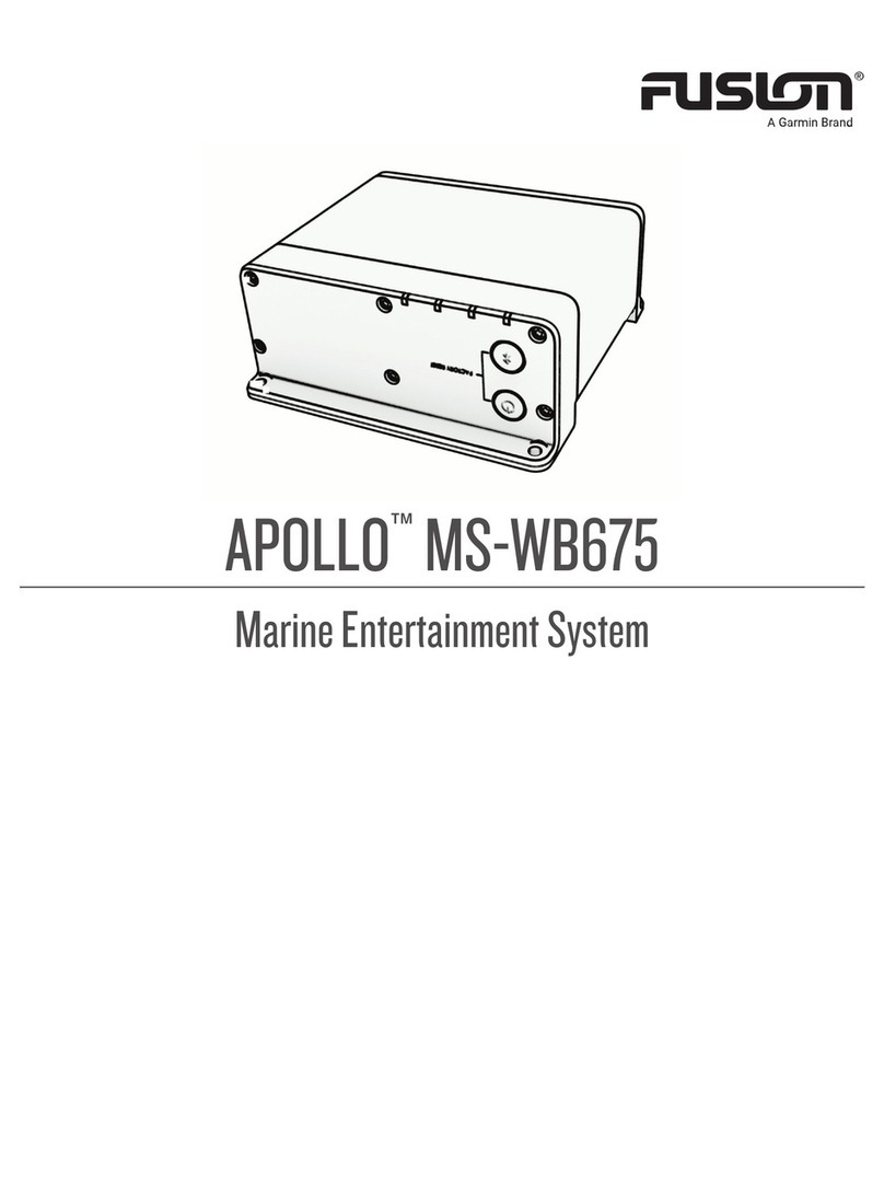 Garmin FUSION APOLLO MS-WB675 manual