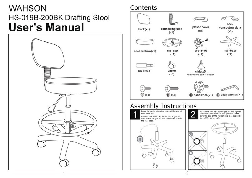 WAHSON HS-019B-200BK User manual