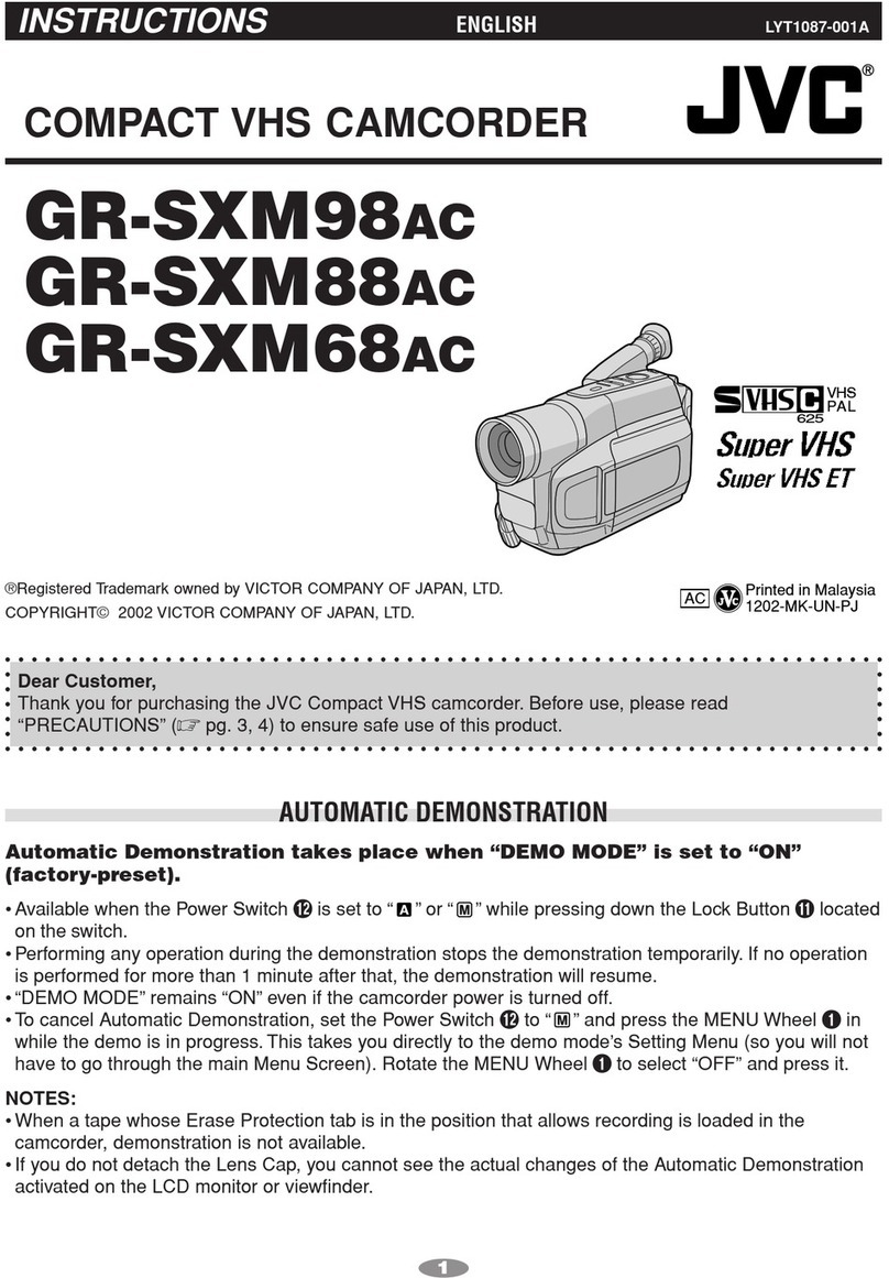 JVC GR-SXM98AC User manual