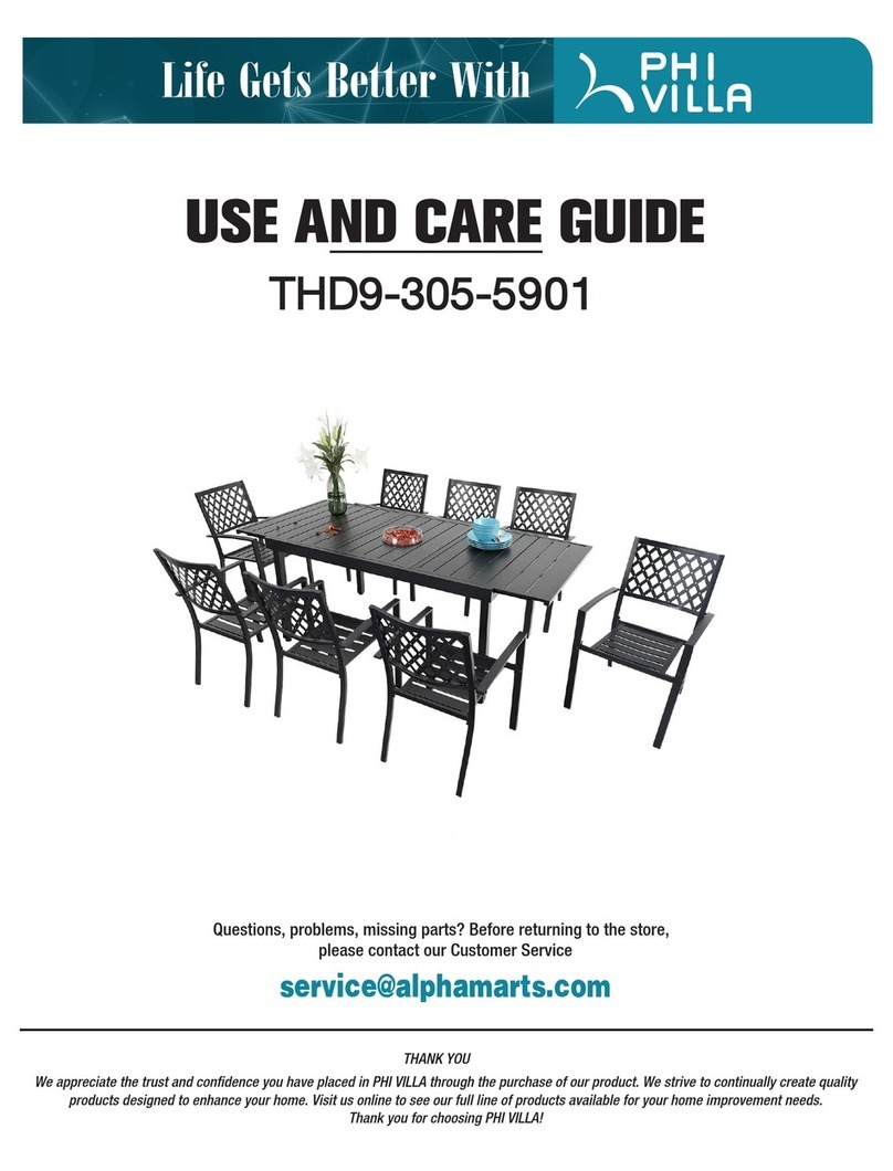 PHI VILLA THD9-305-5901 User manual