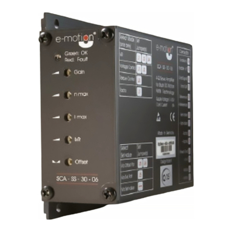 e-motion SCA-SS-30-06 manual