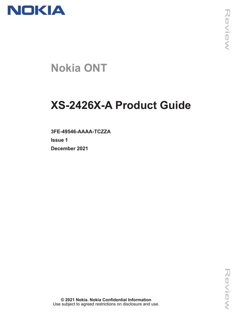 Nokia ONT XS-2426X-A User manual