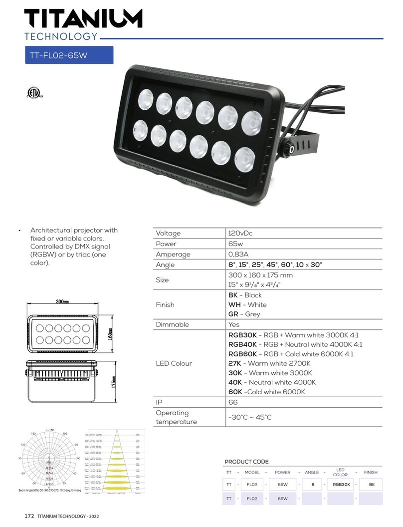 Titanium TT-FL02-65W User manual