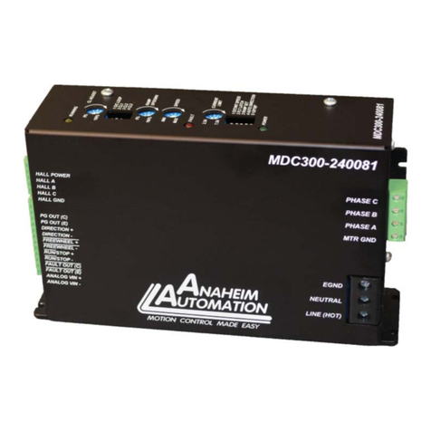 Anaheim Automation MDC300-240081 Series user guide