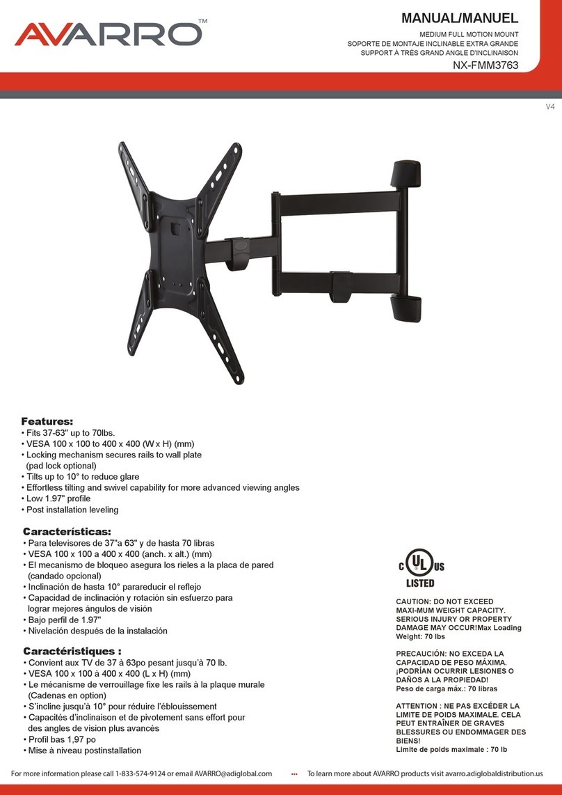 AVARRO NX-FMM3763 manual