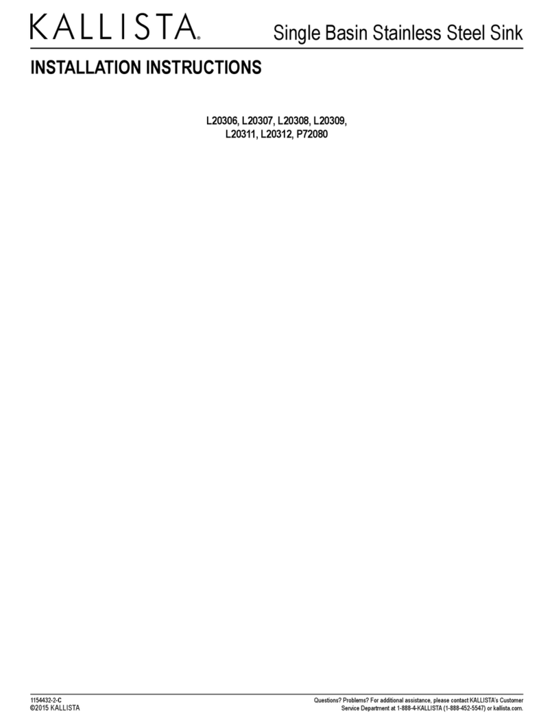 Kallista L20311 installation instructions