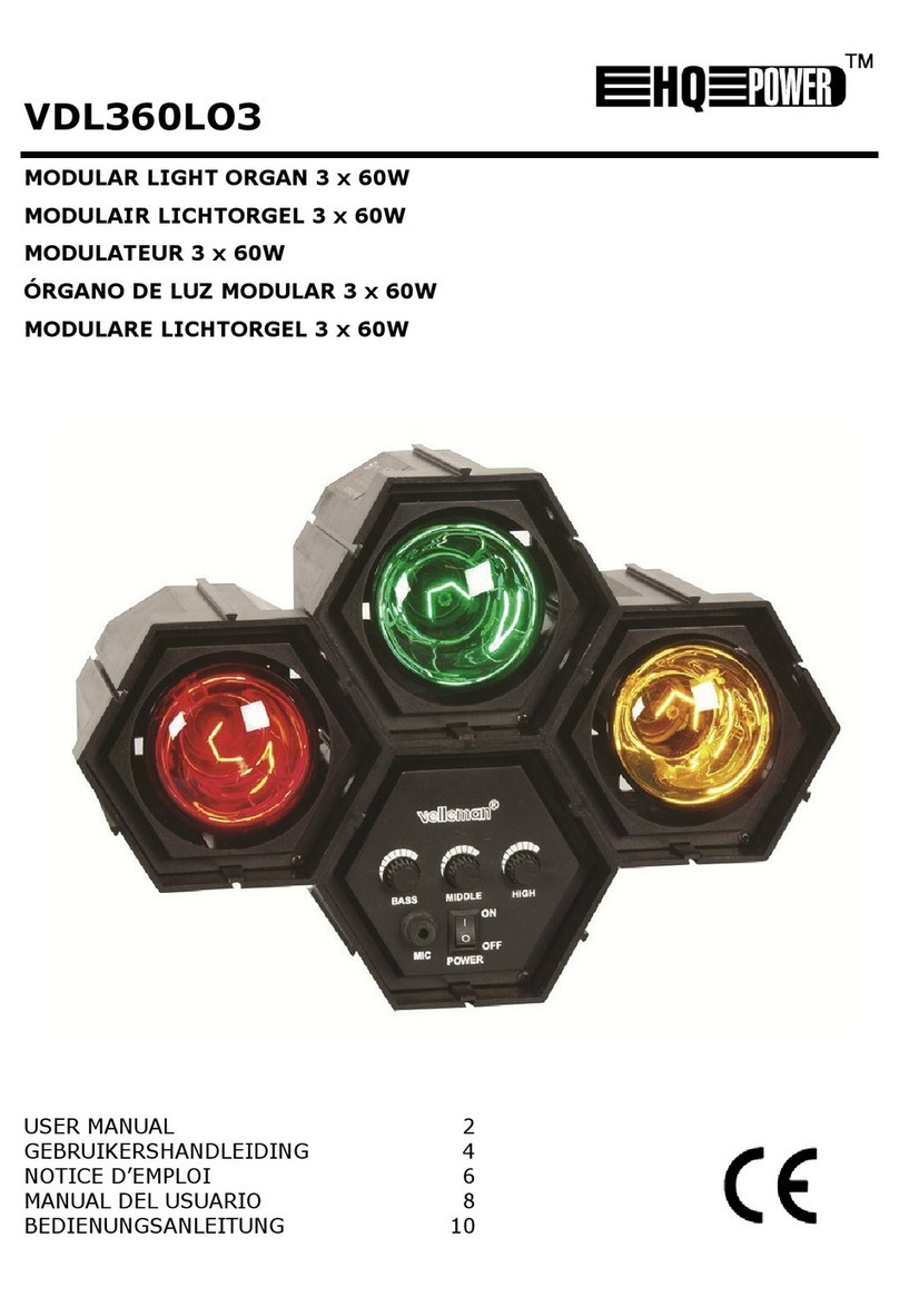 Velleman HQ Power VDL360LO3 User manual