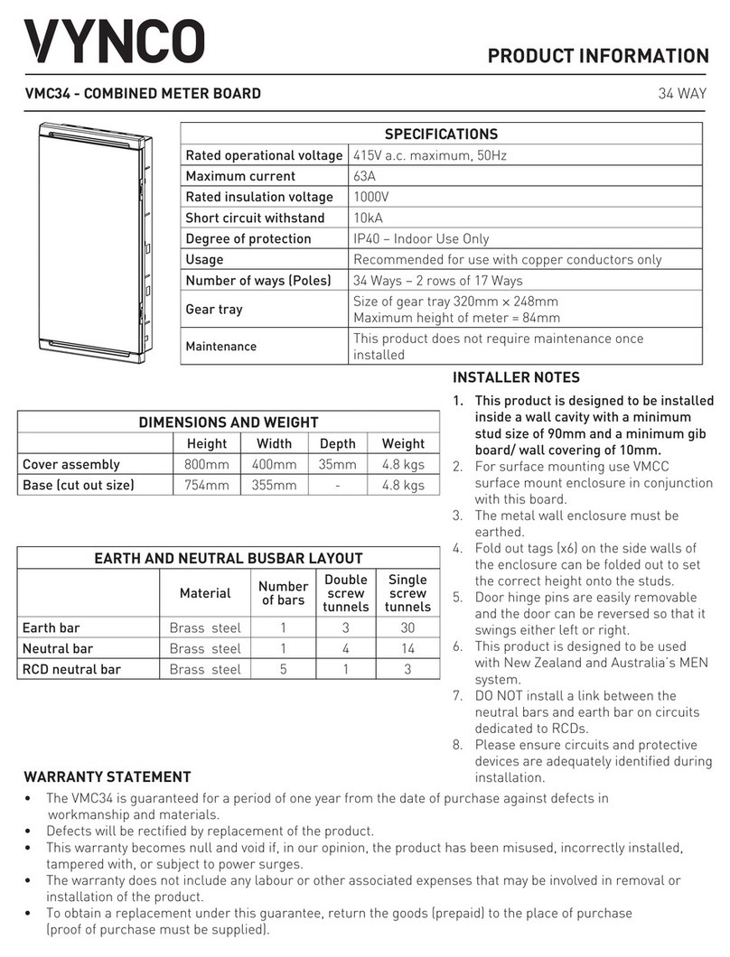 Vynco VMC34 Product information