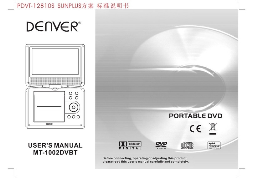 Denver MT-1002DVBT User manual