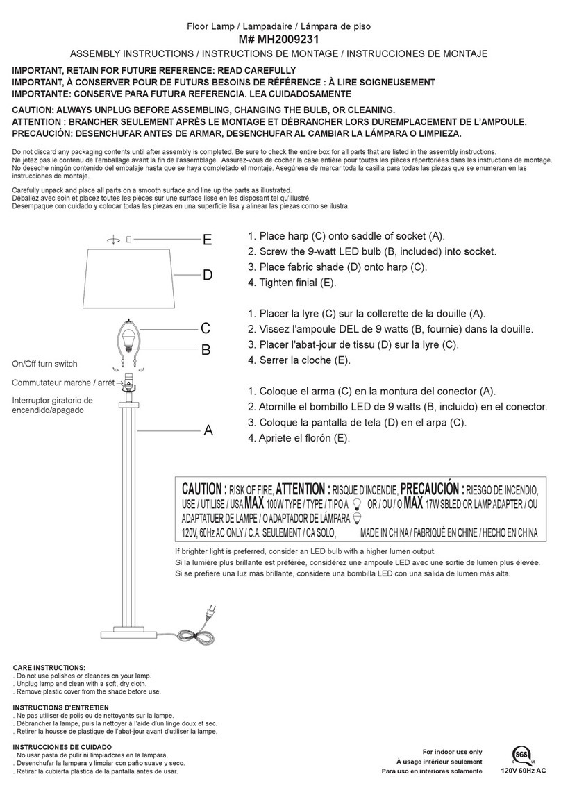 Bridgeport Designs MH2009231 User manual