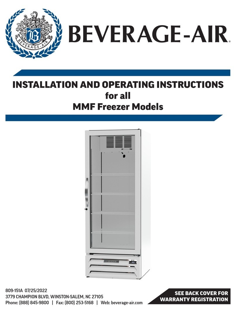 Beverage-Air MMF Series User manual