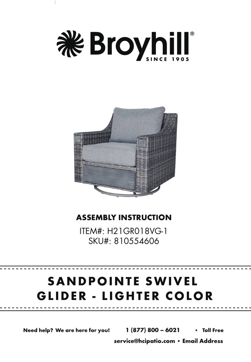 Broyhill SANDPOINTE H21GR018VG-1 User manual Broyhill SANDPOINTE H21GR018VG-1 User manual