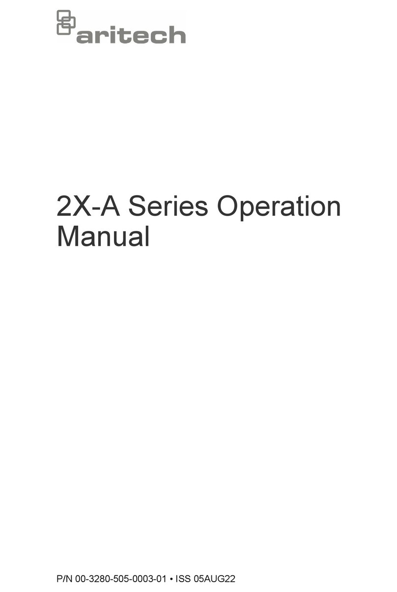 Aritech 2X-AF2-FB-PRT-P Operation manual