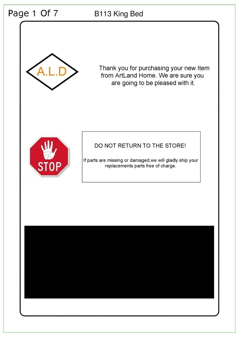 ArtLand Home B113 Assembly instructions