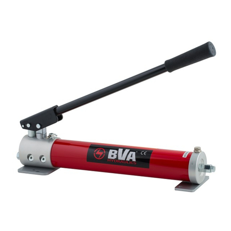 BVA Hydraulics P1000RP instruction manual
