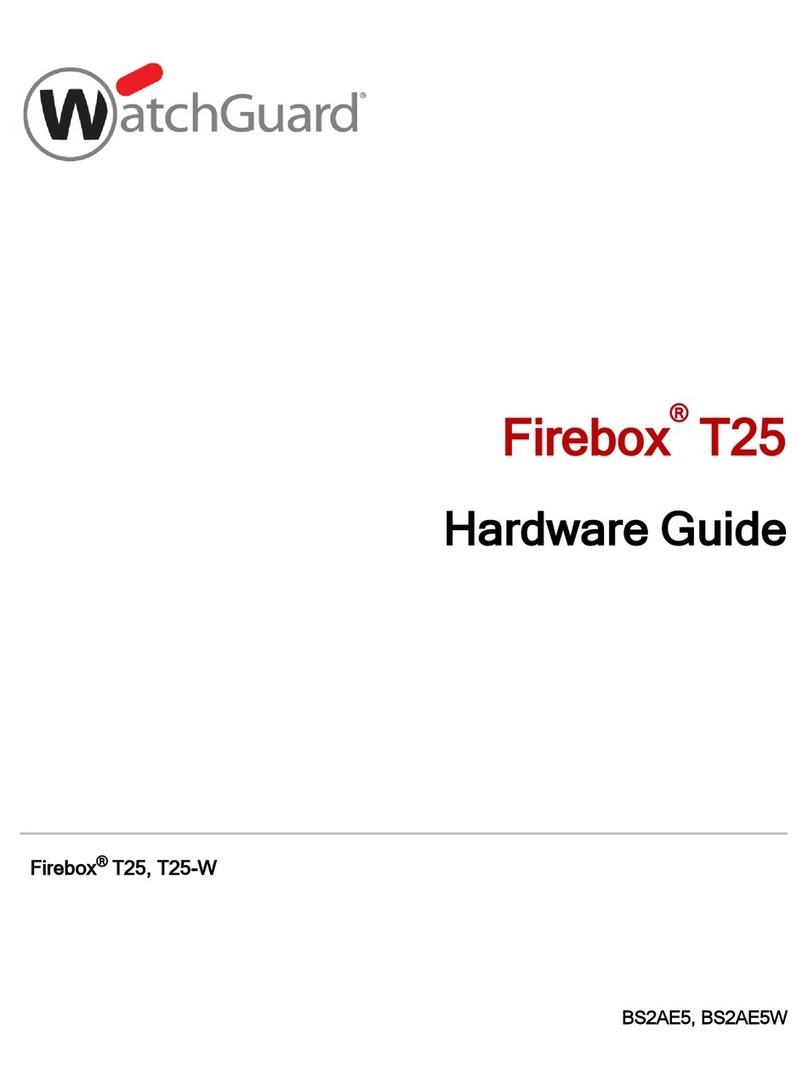 Watchguard Firebox T25 Installation instructions
