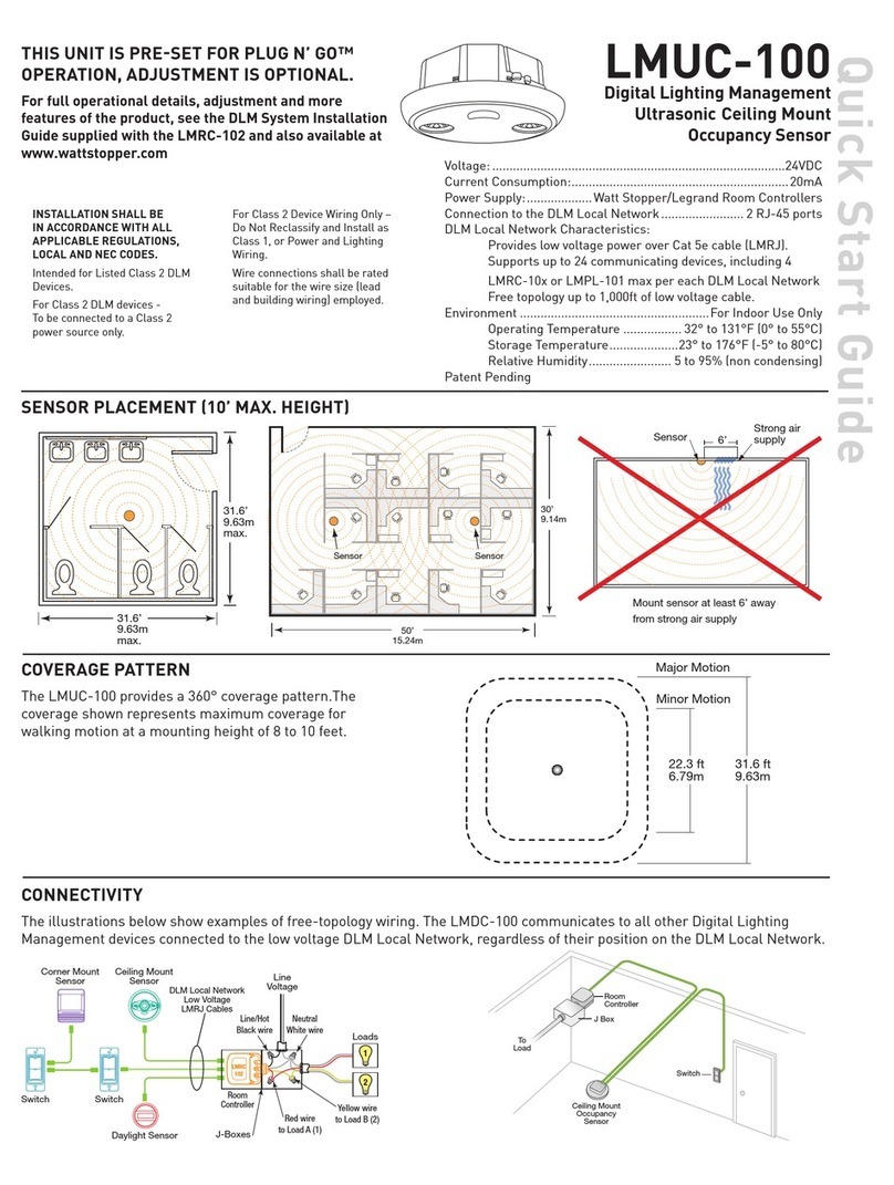 wattstopper LMUC-100 User manual
