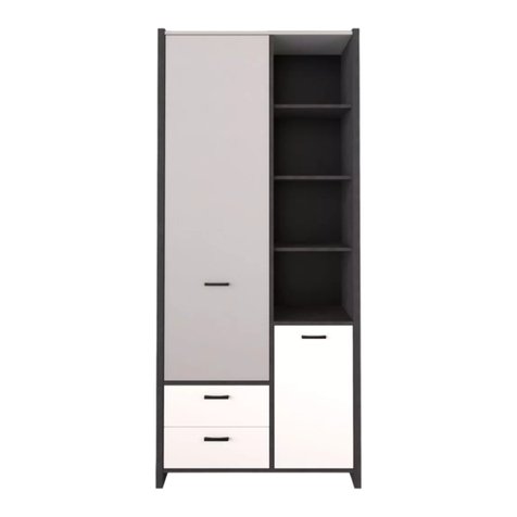 BLACK RED WHITE KRISTOFF B191-REG2D2S Assembly