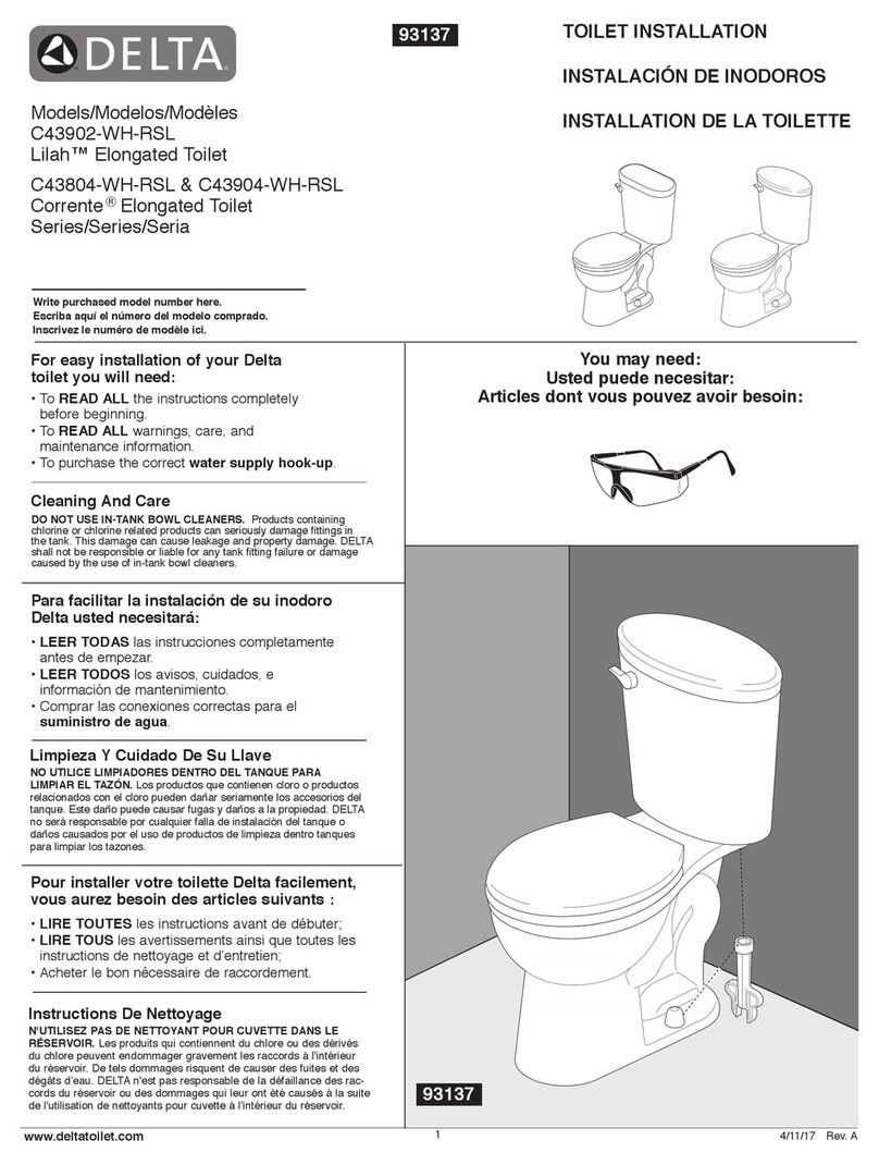 Delta Lilah C43902-WH-RSL Installation