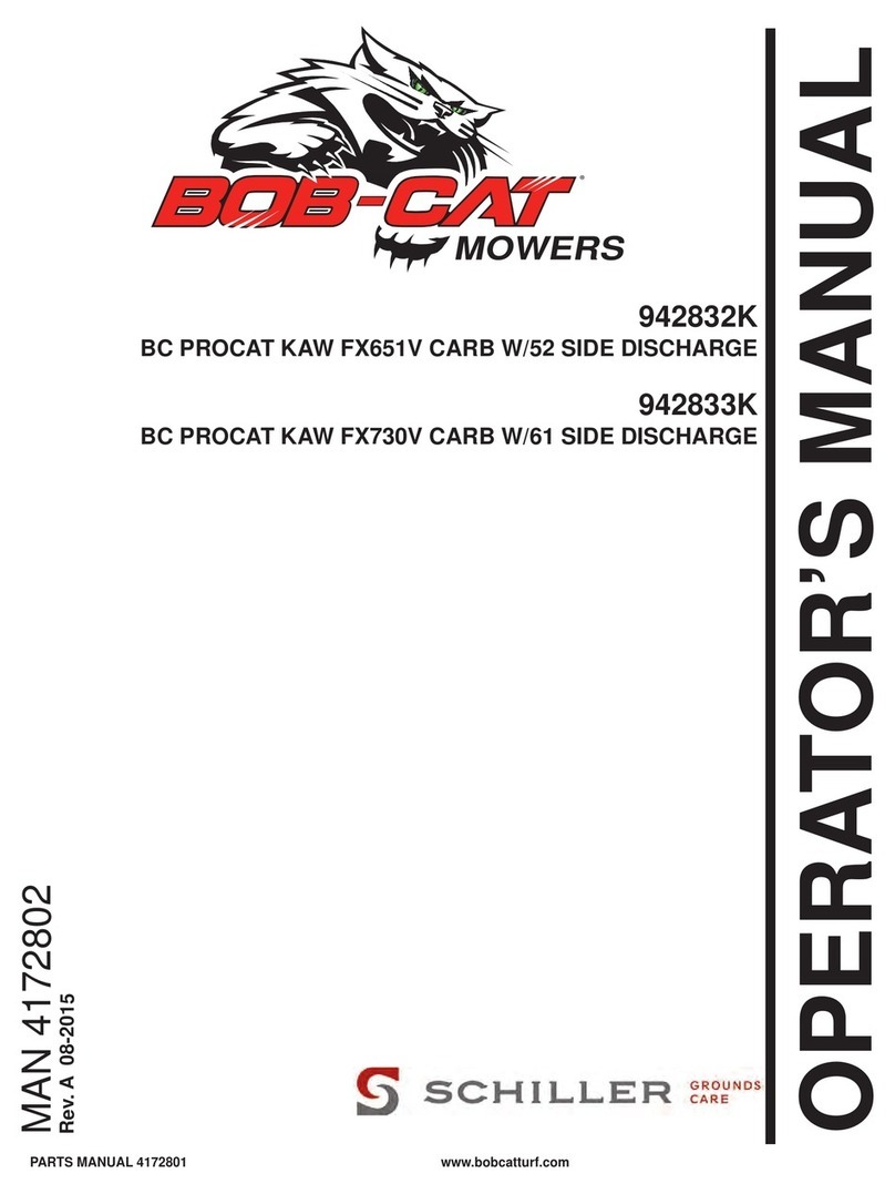 Schiller BOB-CAT 942832K Operator's manual