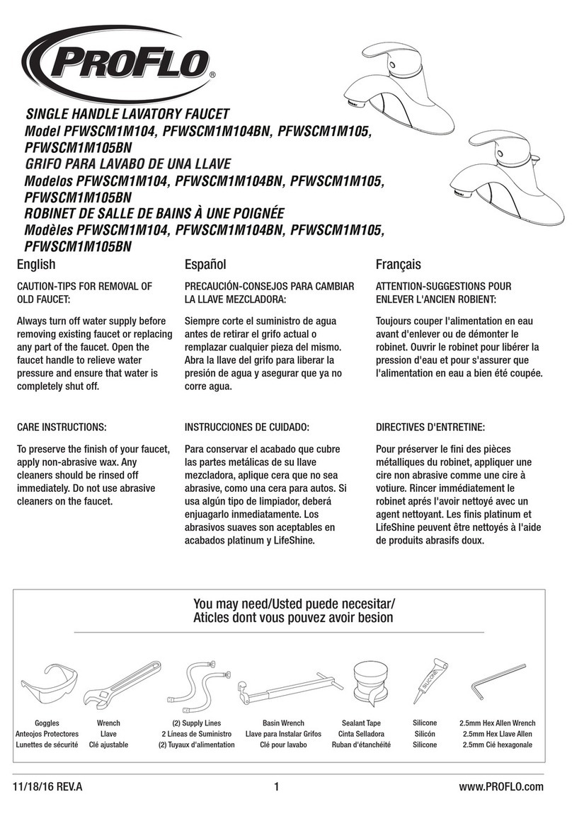ProFlo PFWSCM1M104 instructions