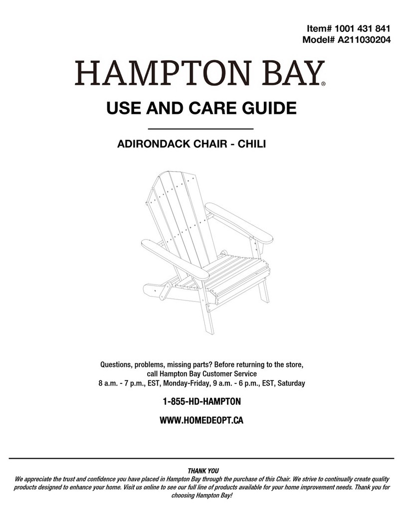 HAMPTON BAY A211030204 User manual