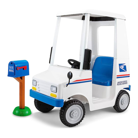 KID Trax 6V USPS KT1608 owner's manual