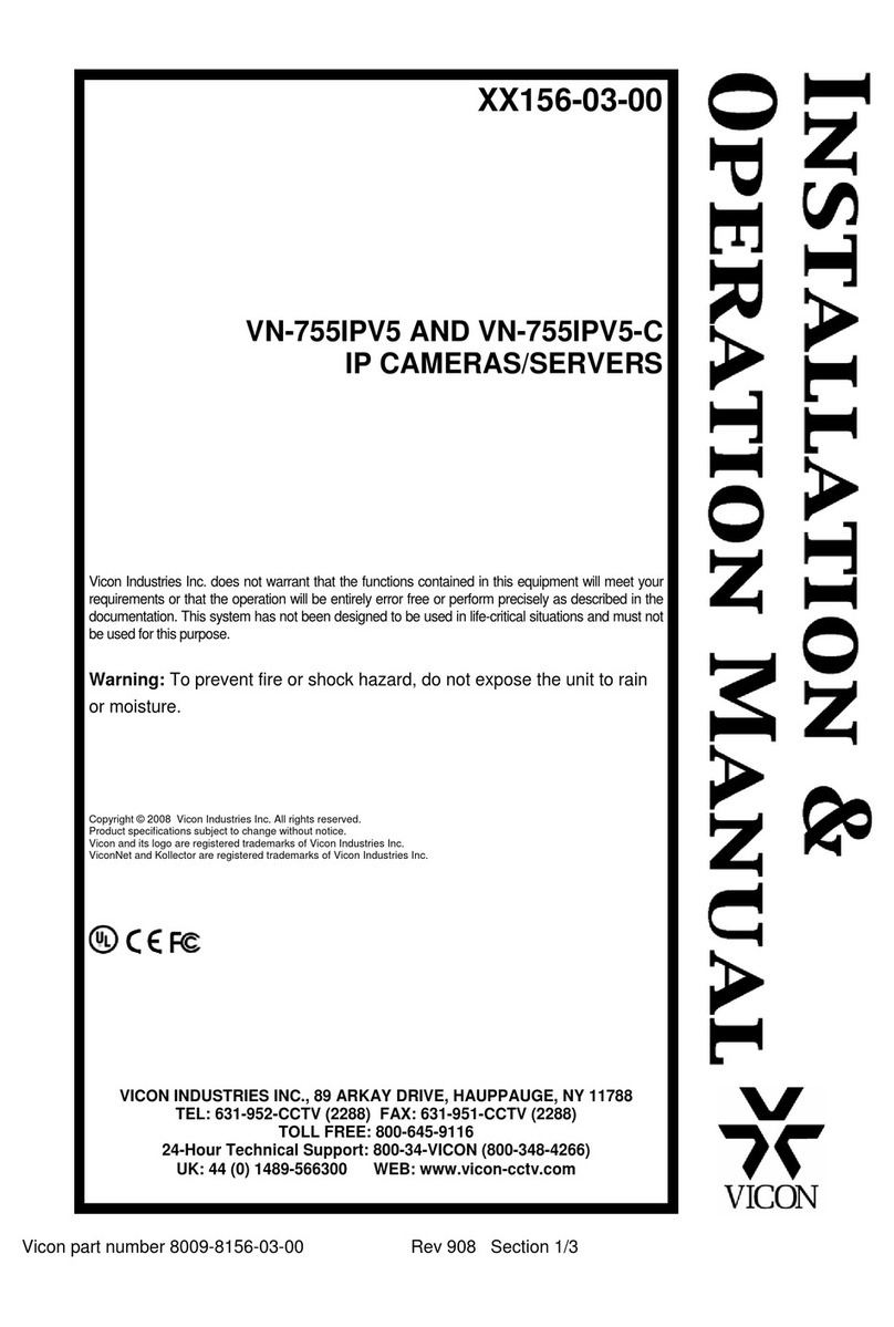 Vicon VN-755IPV5 User manual