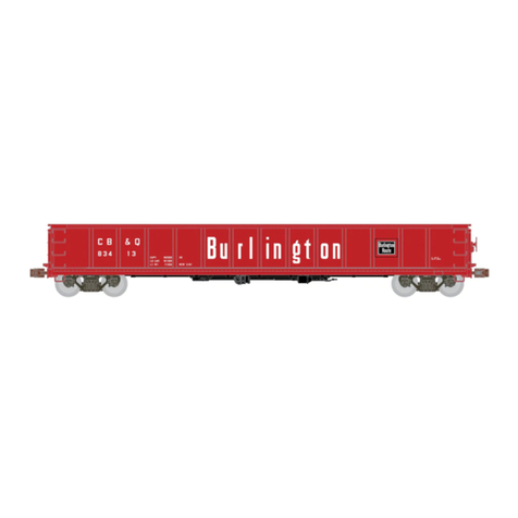 ScaleTrains KIT CLASSICS HO SCALE CB&Q HAVELOCK SHOPS 52'6... manual