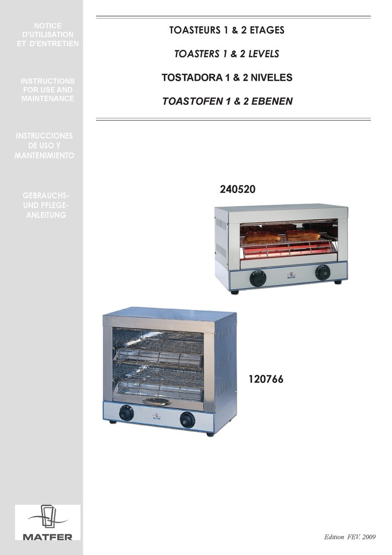 Matfer 240520 Instructions for use and maintenance